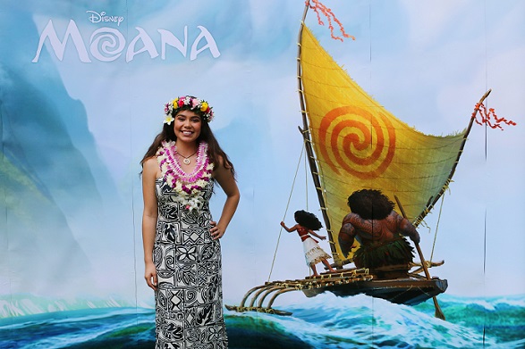 October 12, 2015 - Producer Osnat Shurer, Directors John Musker and Ron Clements and the voice of Moana, Auli'i Cravalho present at the MOANA Press Conference at the Aulani Resort and Spa in Ko Olina, Hawaii. Photo by Hugh E. Gentry. ©2015 Disney. All Rights Reserved.