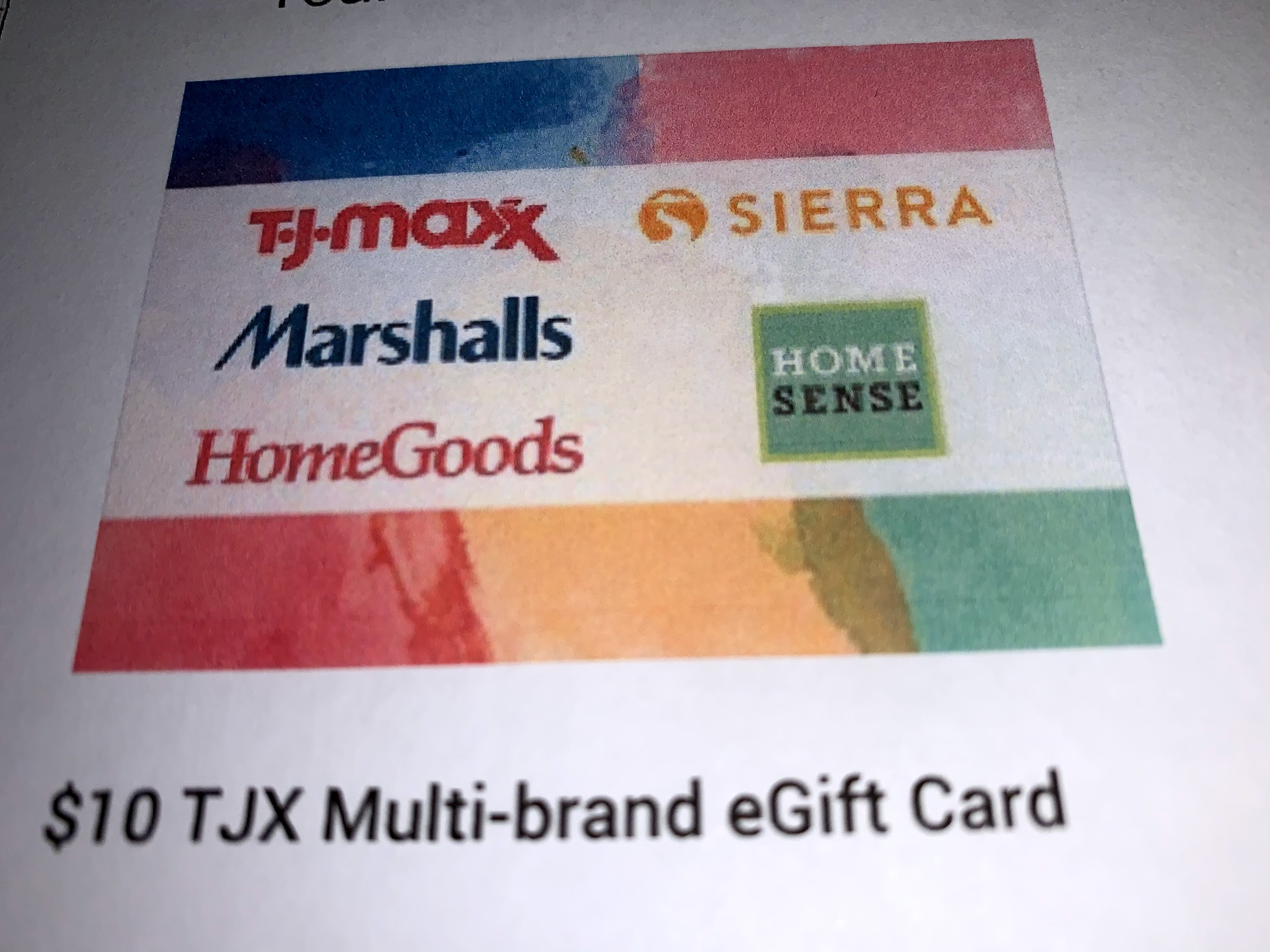 Can I Use a Home Goods Gift Card at Marshalls 
