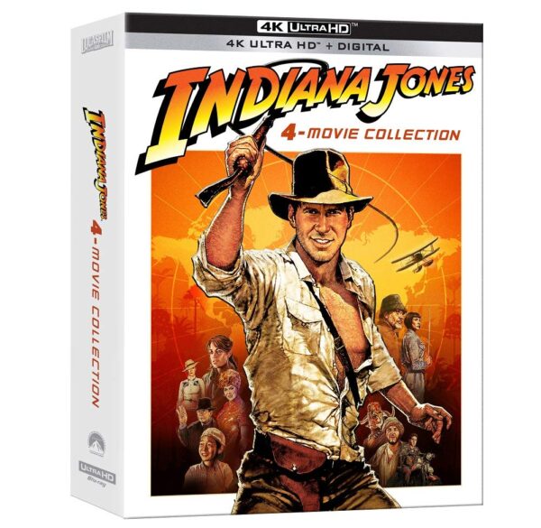 Indiana Jones 4-Movie Collection Available Now in a New 4K Ultra HD Set!